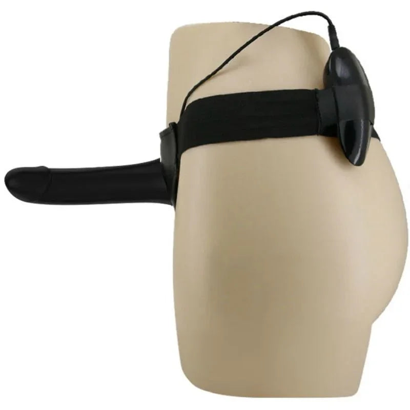 PRETTY LOVE - VITO STRAP ON CON DILDO HUECO Y VIBRACIÓN 17.3 CM - Nuvica