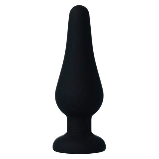 INTENSE - ANAL PLUG PIPO M SILICONE NEGRO 11 CM - Nuvica