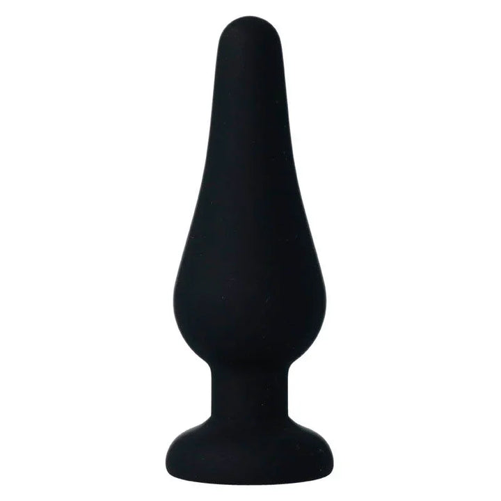 INTENSE - ANAL PLUG PIPO M SILICONE NEGRO 11 CM - Nuvica