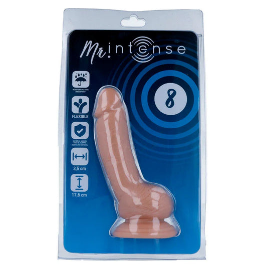 MR INTENSE - 8 PENE REALÍSTICO 17.6 CM -O- 3.5 CM - Nuvica