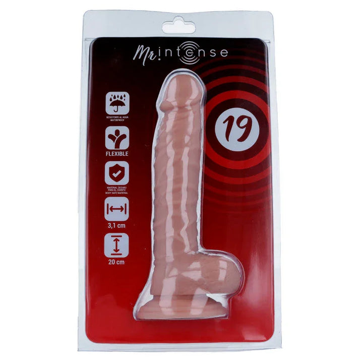 MR INTENSE - 19 PENE REALÍSTICO 20 CM -O- 3.1 CM - Nuvica