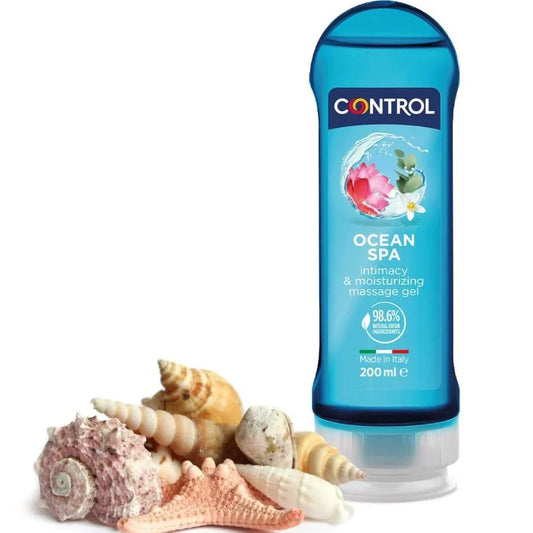CONTROL - 2 EN 1 MASSAGE & PLEASURE MEDITERRANEAN SEA 200 ML - Nuvica
