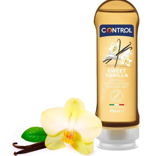 CONTROL - 2 EN 1 MASSAGE & PLEASURE MADAGASCAR SWEETNESS 200 ML - Nuvica