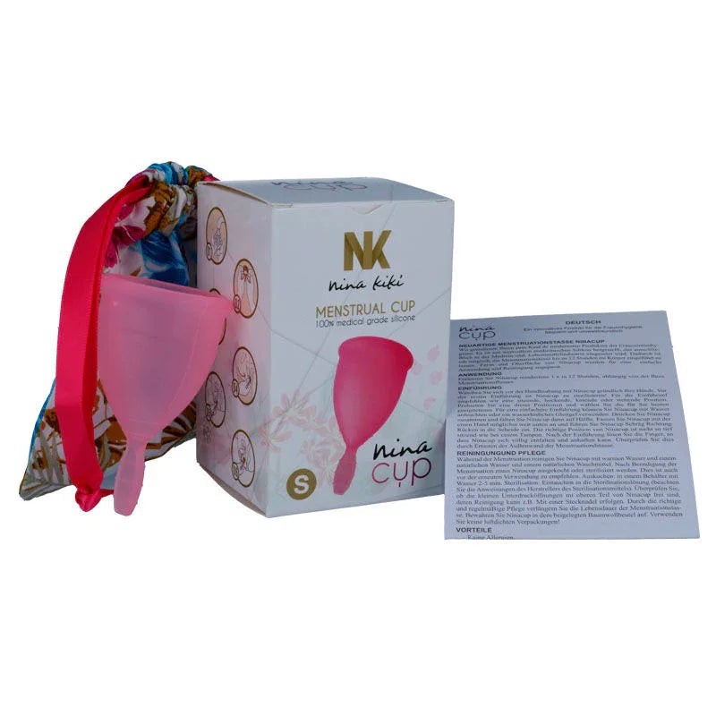 NINA KIKÍ - COPA MENSTRUAL ROSA - TALLA S - Nuvica