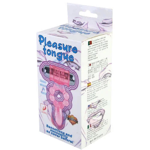 BAILE - ANILLO SILICONA 10 RITMOS LENGUA CON VIBRACIÓN ROSA - Nuvica