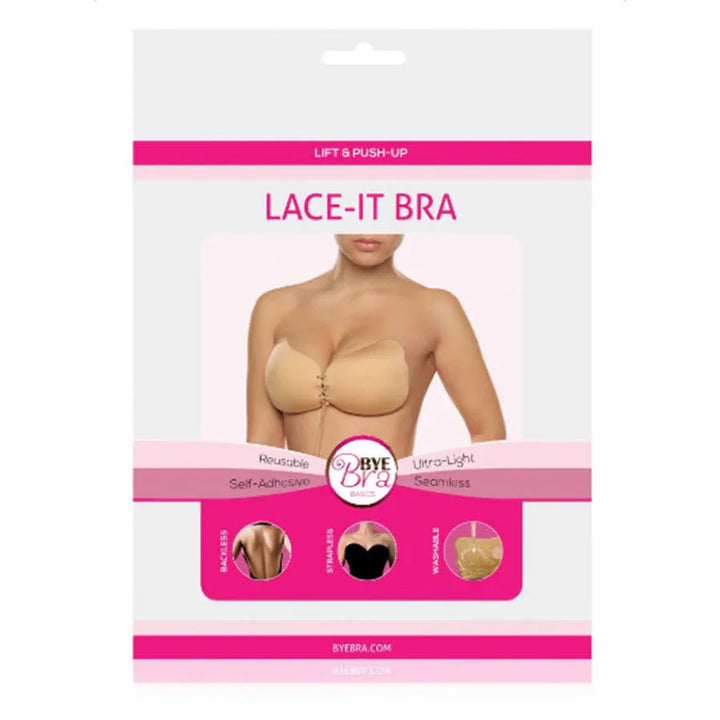 BYE-BRA - LACE-IT REALZADOR PUSH-UP BEIGE COPA C - Nuvica