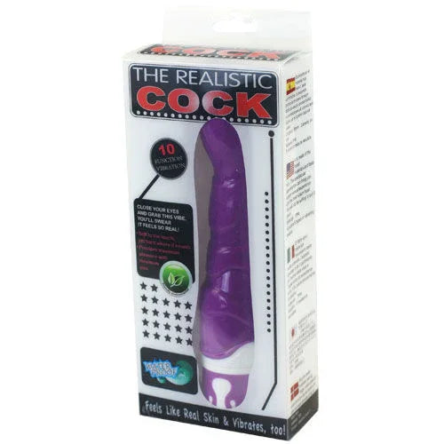 BAILE - REALISTIC COCK 10 RITMOS SENSATION VIOLETA - Nuvica