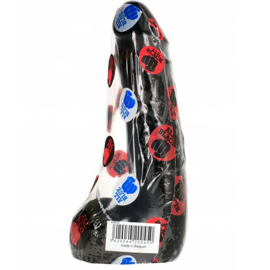 ALL BLACK - DILDO REALÍSTICO NEGRO SUAVE 20 CM - Nuvica