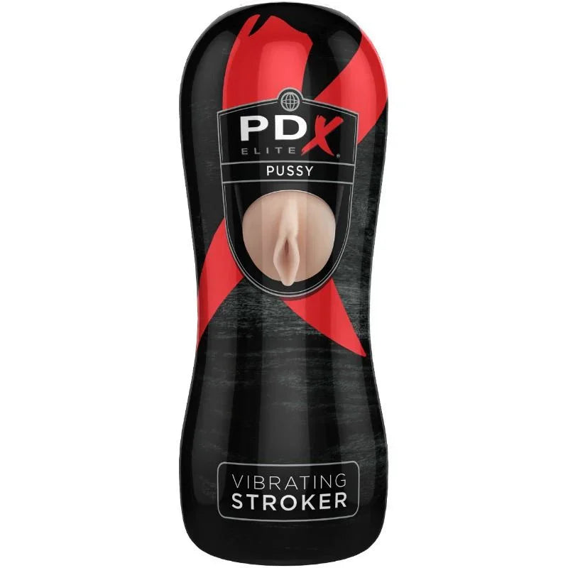 PDX ELITE - MASTURBADOR CON VIBRACIÓN VAGINA - Nuvica