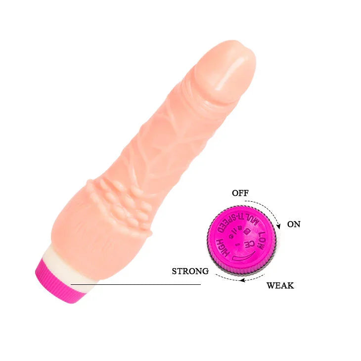 BAILE - WAVES OF PLEASURE REALISTIC VIBRATING 19.5 CM - Nuvica