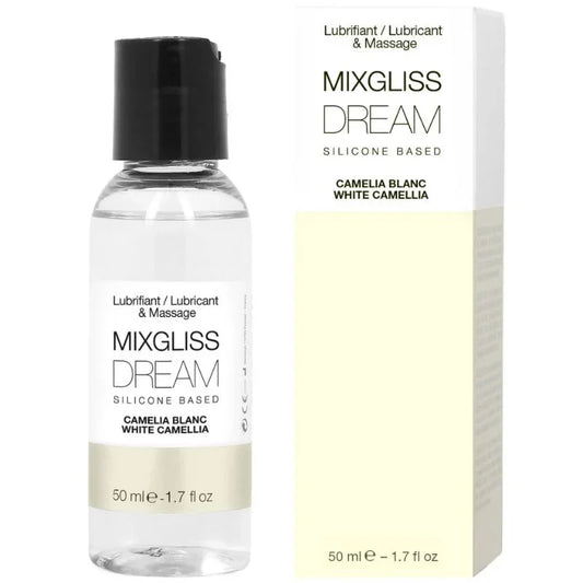 MIXGLISS - DREAM LUBRICANTE SILICONA CAMELIA BLANCA 50 ML - Nuvica