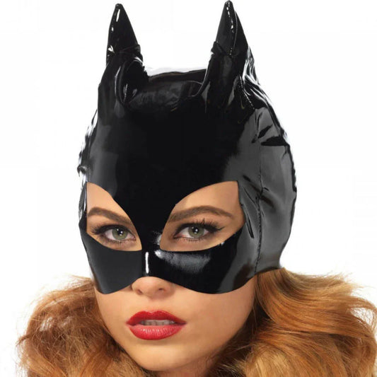LEG AVENUE - MÁSCARA DE CATWOMAN VINILO NEGRO - Nuvica