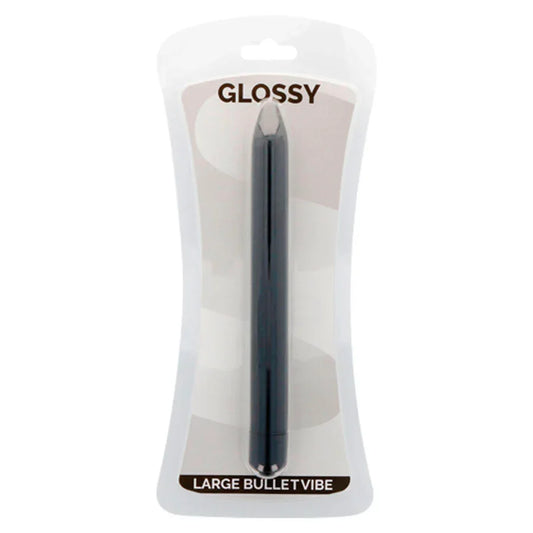 GLOSSY - SLIM VIBRADOR NEGRO - Nuvica