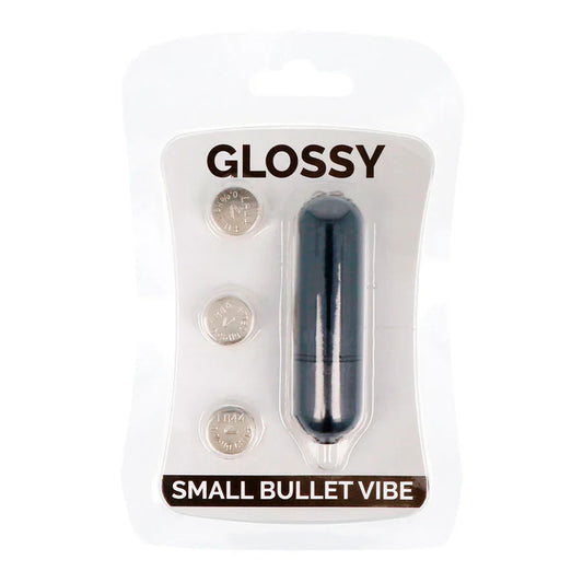 GLOSSY - SMALL BALA VIBRADORA NEGRO - Nuvica