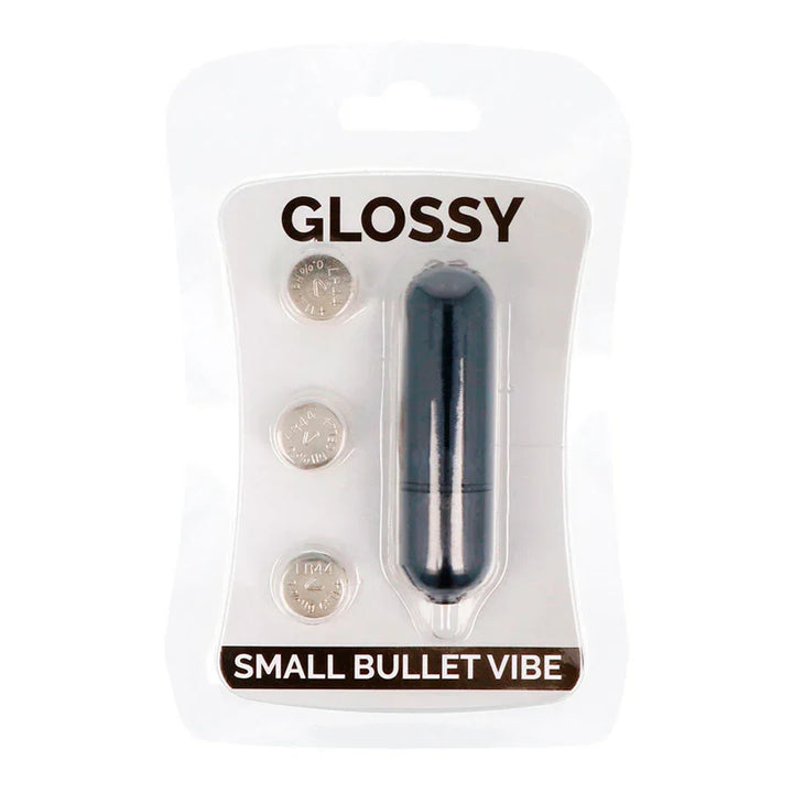 GLOSSY - SMALL BALA VIBRADORA NEGRO - Nuvica