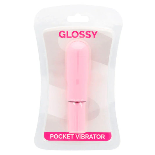 GLOSSY - POCKET VIBRADOR ROSA - Nuvica