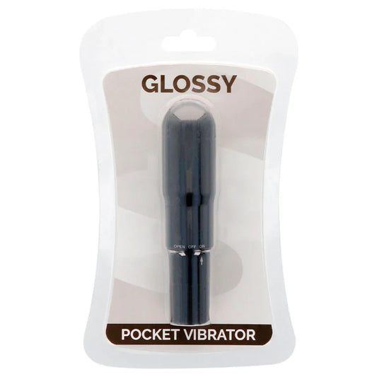GLOSSY - POCKET VIBRADOR NEGRO - Nuvica