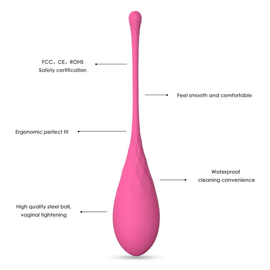 LESLIE - KEGEL FIT ENTREGADOR SUELO PELVICO 6 PESOS - Nuvica