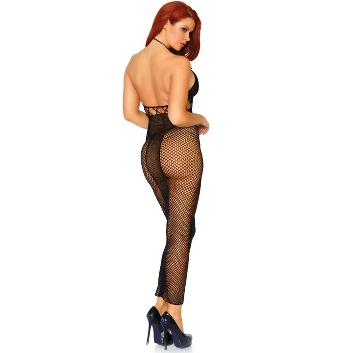 LEG AVENUE - VESTIDO EN RED CON ESPALDA DESCUBIERTA T.U. - Nuvica
