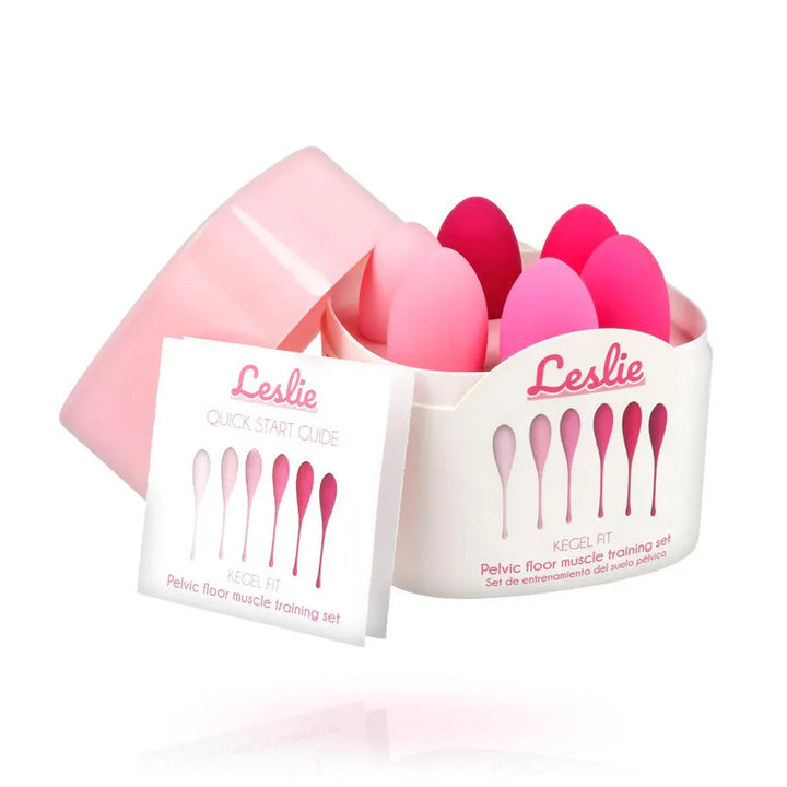 LESLIE - KEGEL FIT ENTREGADOR SUELO PELVICO 6 PESOS - Nuvica