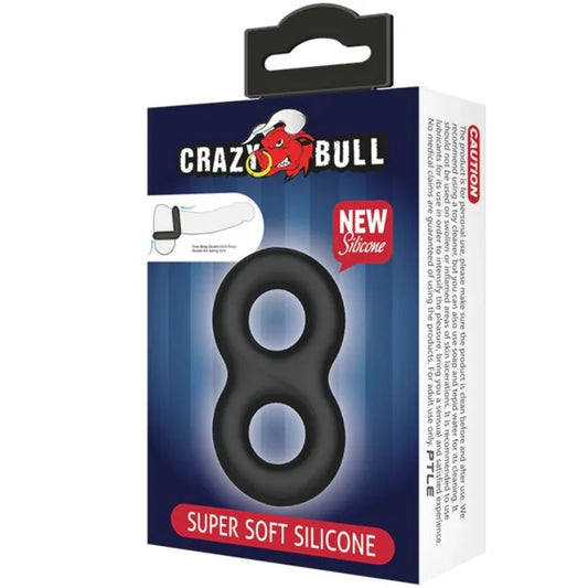 CRAZY BULL - ANILLO DOBLE SILICONA MEDICA - Nuvica