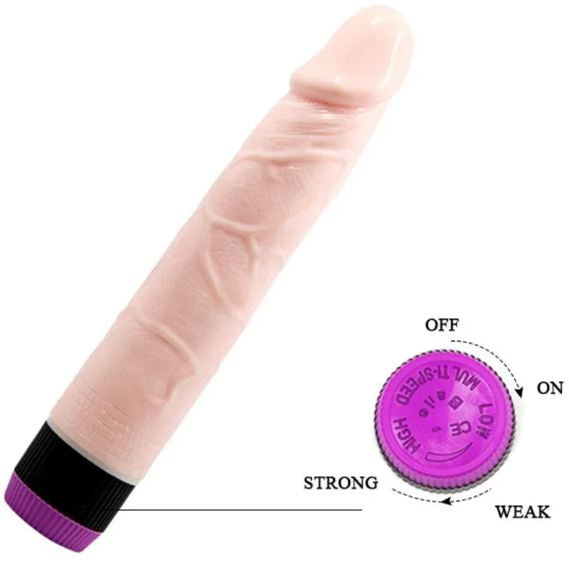 BAILE - ADOUR CLUB VIBRADOR REALÍSTICO 21.5 CM - Nuvica