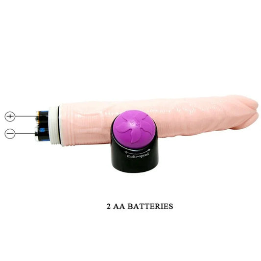 BAILE - ADOUR CLUB VIBRADOR REALÍSTICO 23 CM NATURAL - Nuvica