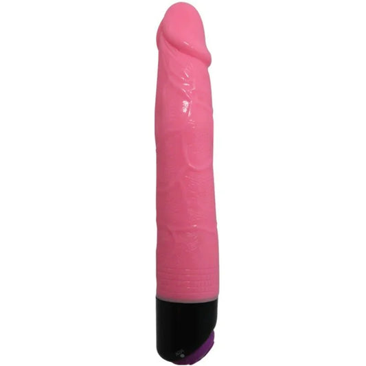 BAILE - COLORFUL SEX VIBRADOR REALÍSTICO ROSA 23 CM - Nuvica
