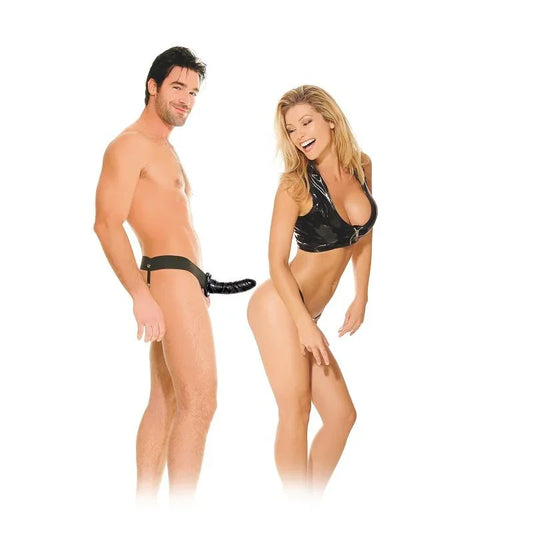 FETISH FANTASY SERIES - ARNÉS HUECO AJUSTABLE NEGRO 15 CM - Nuvica
