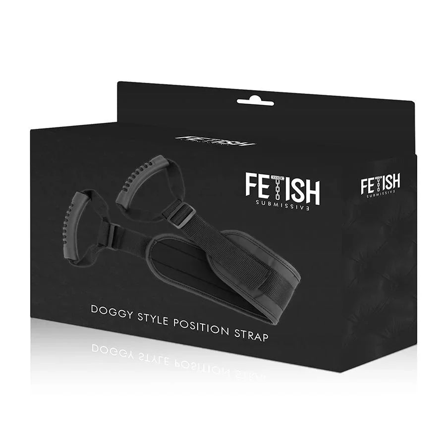 FETISH SUBMISSIVE - ARNÉS PARA HACERLO ESTILO PERRITO CON FORRO DE NEOPRENO - Nuvica