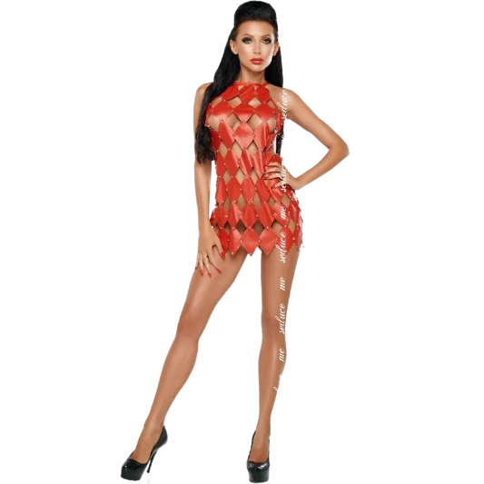 ME-SEDUCE - GWEN VESTIDO ESPALDA DESCUBIERTA ROJO S/M - Nuvica
