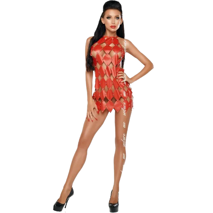 ME-SEDUCE - GWEN VESTIDO ESPALDA DESCUBIERTA ROJO S/M - Nuvica