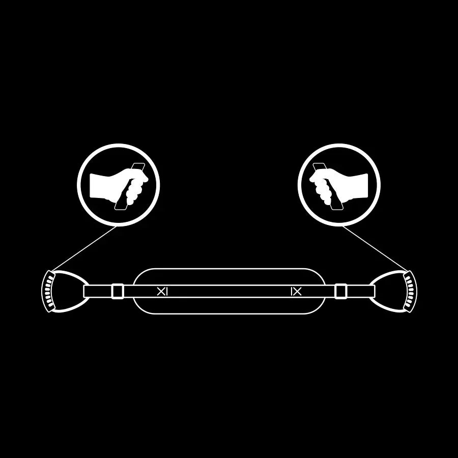 FETISH SUBMISSIVE - ARNÉS PARA HACERLO ESTILO PERRITO CON FORRO DE NEOPRENO - Nuvica