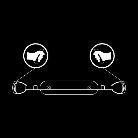 FETISH SUBMISSIVE - ARNÉS PARA HACERLO ESTILO PERRITO CON FORRO DE NEOPRENO - Nuvica