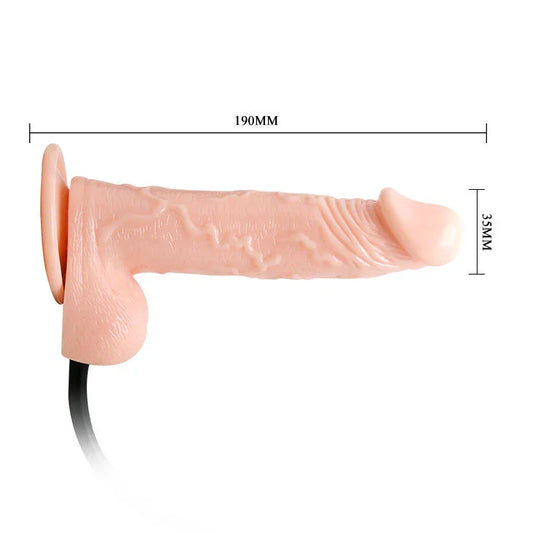 BAILE - DILDO REALÍSTICO VIBRADOR E INFLABLE - Nuvica
