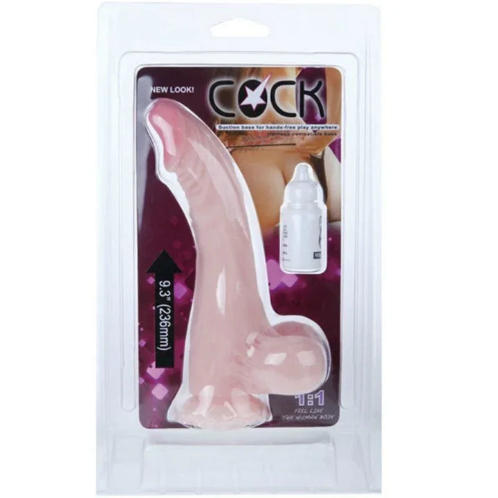 BAILE - COCK DILDO REALÍSTICO NATURAL - Nuvica