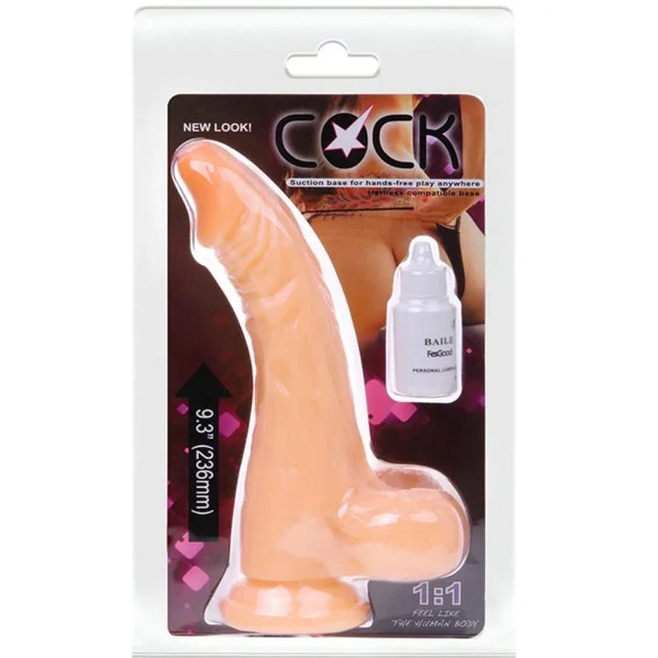 BAILE - COCK DILDO REALÍSTICO CON VIBRACIÓN - Nuvica