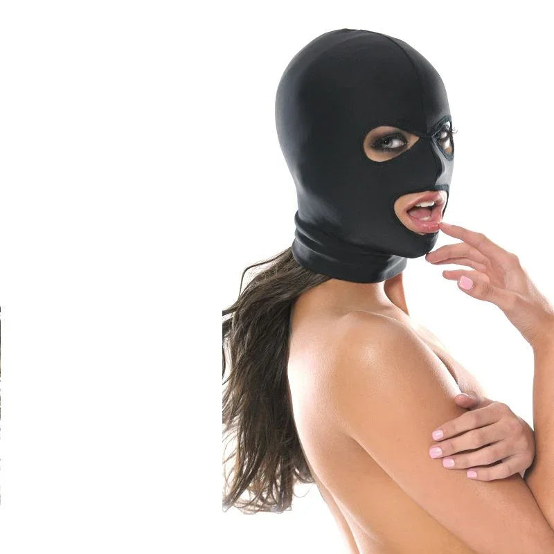 FETISH FANTASY SERIES - MASCARA CON 3 ABERTURAS. - Nuvica