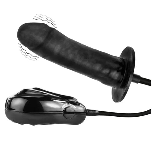 BAILE - BIGGER JOY DILDO HINCHABLE CON VIBRACIÓN 16 CM - Nuvica
