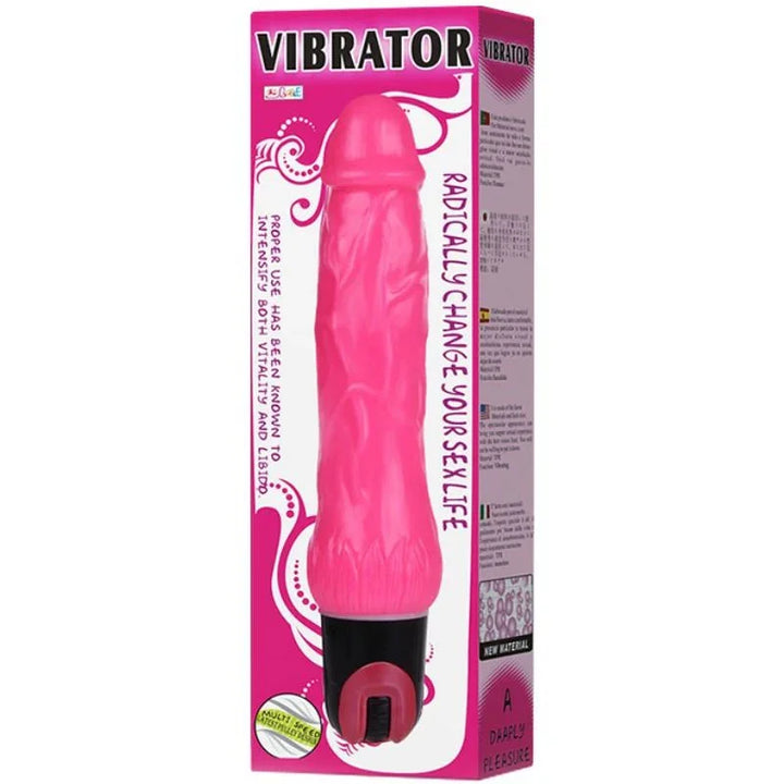 BAILE - VIBRATOR DAAPLY PLEASURE MULTIVELOCIDAD ROSA - Nuvica