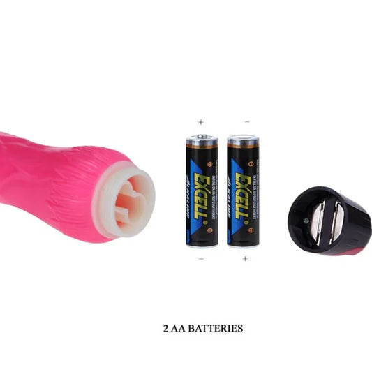 BAILE - VIBRATOR DAAPLY PLEASURE MULTIVELOCIDAD ROSA - Nuvica