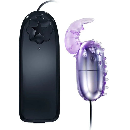 BAILE - SUPER VIBRATOR HUEVO VIBRADOR CON ESTIMULADOR - Nuvica