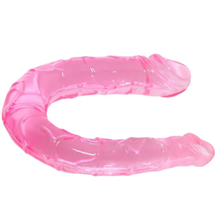 BAILE - DOUBLE DONG DILDO DOBLE ROSA - Nuvica