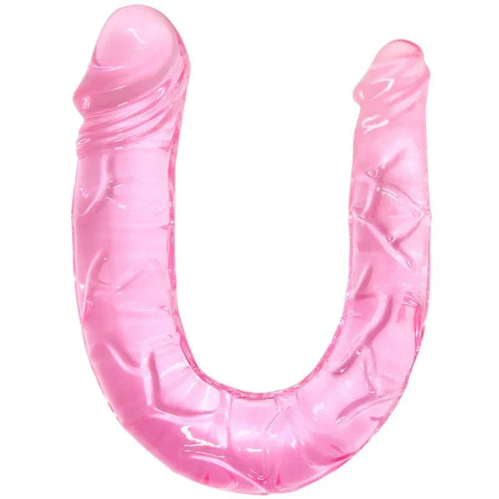 BAILE - DOUBLE DONG DILDO DOBLE ROSA - Nuvica