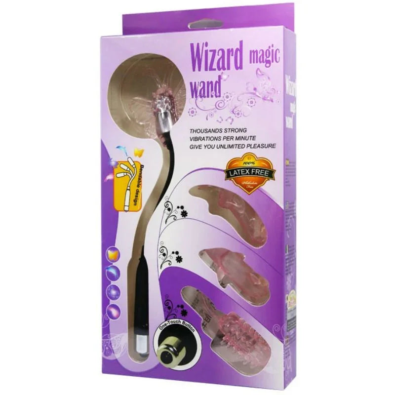 BAILE - WIZARD MAGIC WAND ESTIMULADOR CON VIBRACIÓN - Nuvica