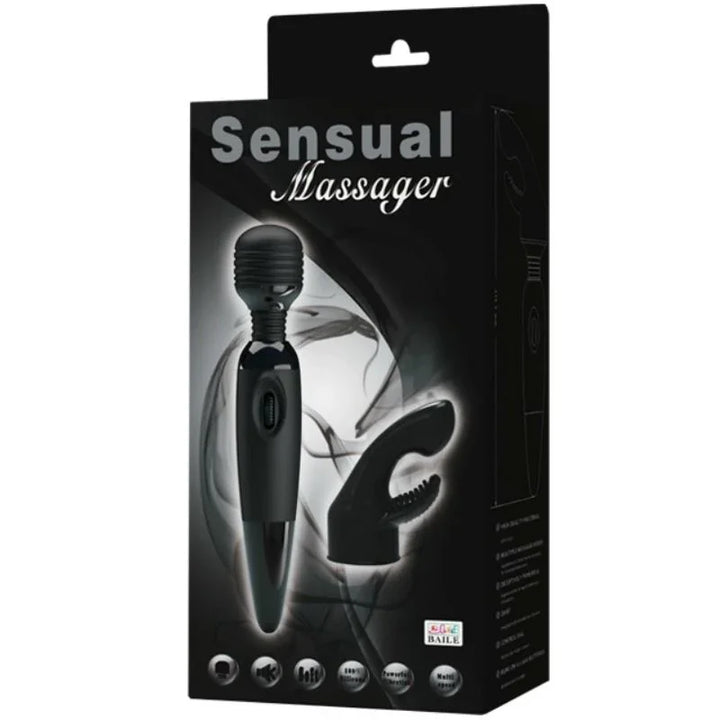 BAILE - SENSUAL MASAJEADOR CON CABEZAL INTERCAMBIABLE - Nuvica