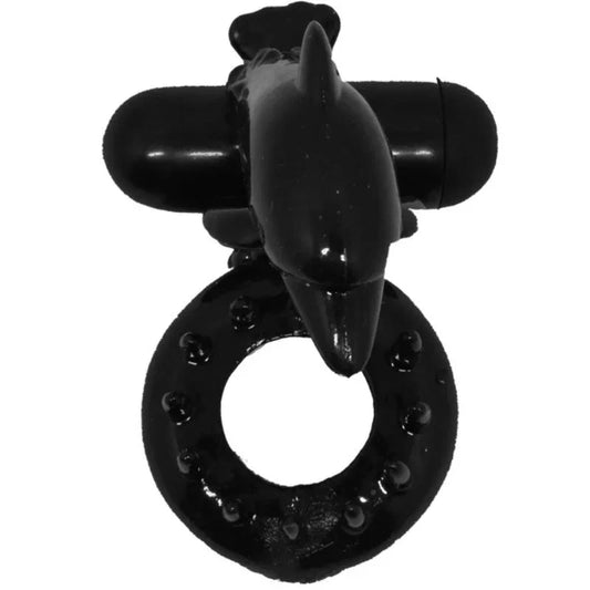 BAILE - SWEET RING ANILLO CON ESTIMULADOR CLITORIS DELFIN - Nuvica