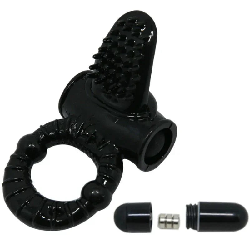 BAILE - SWEET RING ANILLO VIBRADOR CON RABBIT TEXTURADO - Nuvica