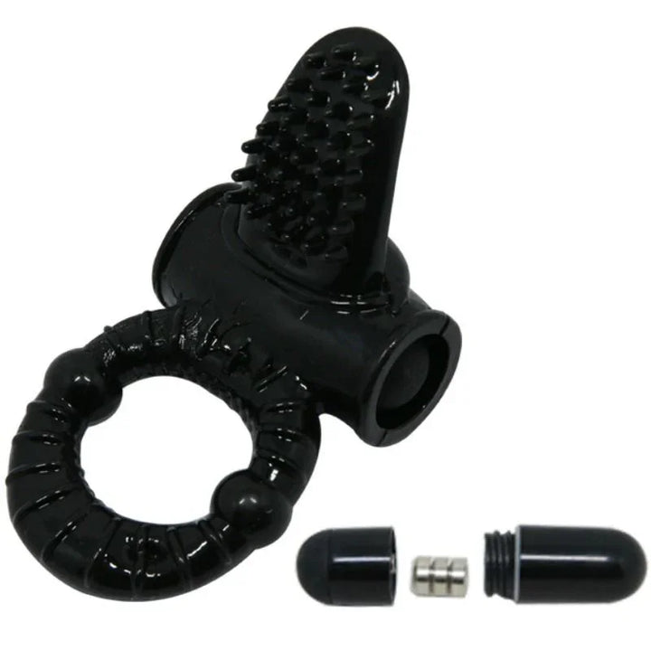 BAILE - SWEET RING ANILLO VIBRADOR CON RABBIT TEXTURADO - Nuvica