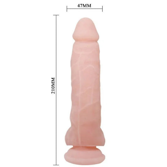 BAILE - SUPER DILDO REALÍSTICO NATURAL 21.5 CM - Nuvica